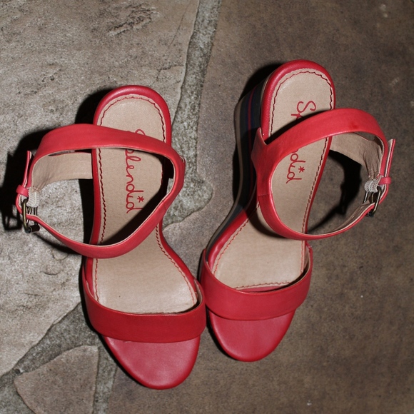 Splendid Kikka Striped Wedge Sandal - Picture 6 of 7